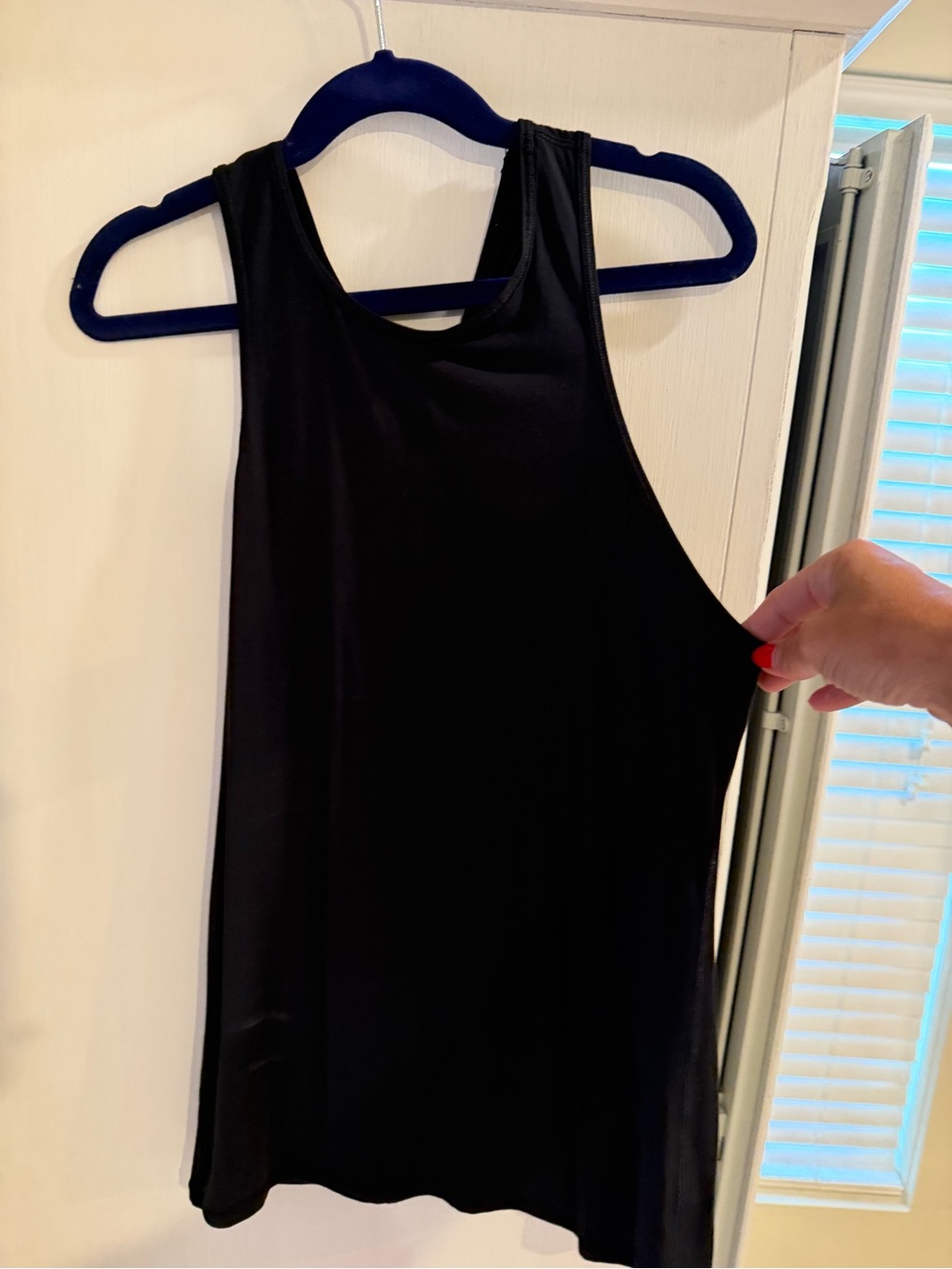 Lululemon black tank top! Size 2!